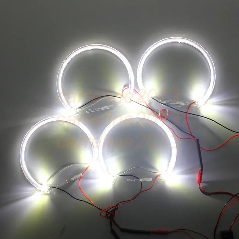 Rockeybright A+A LED angel eyes for BMW angel eye halo rings light E36 E38 E39 E46 projector white yellow crystal LED angel eyes