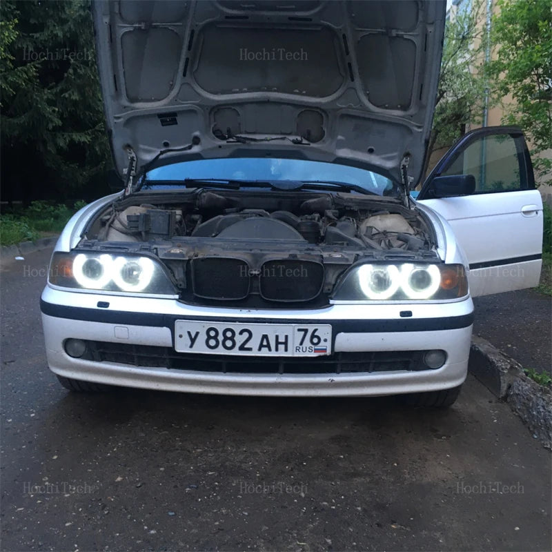 For BMW E39 E81 E82 E87 E88 X5 E53 E60 E61 E63 E64 X3 E83 120w Error Free LED Angel Eyes Marker Lights Bulbs White Top Quality