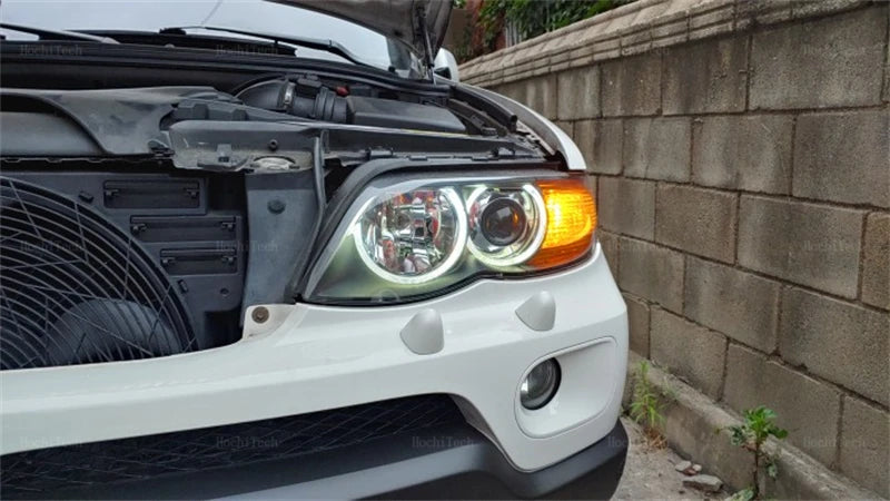 For BMW E39 E81 E82 E87 E88 X5 E53 E60 E61 E63 E64 X3 E83 120w Error Free LED Angel Eyes Marker Lights Bulbs White Top Quality