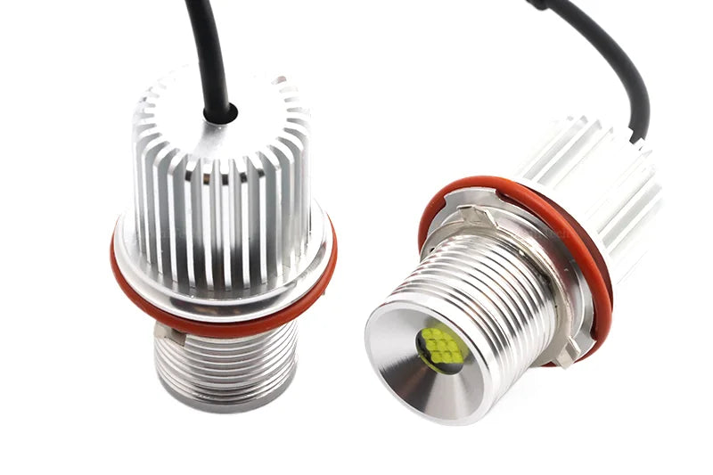 For BMW E39 E81 E82 E87 E88 X5 E53 E60 E61 E63 E64 X3 E83 120w Error Free LED Angel Eyes Marker Lights Bulbs White Top Quality