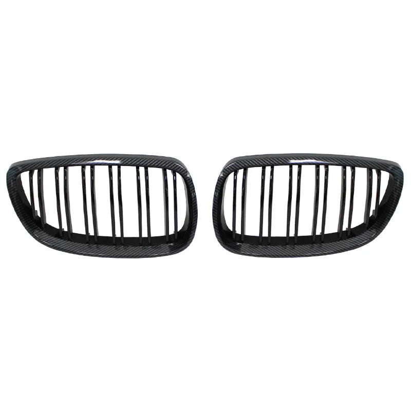 Front Bumper Kidney Grill For BMW E92 E93 M3 2006-2009 Gloss Black Dual Line Grille Car Styling Racing Grilles Replacement Part