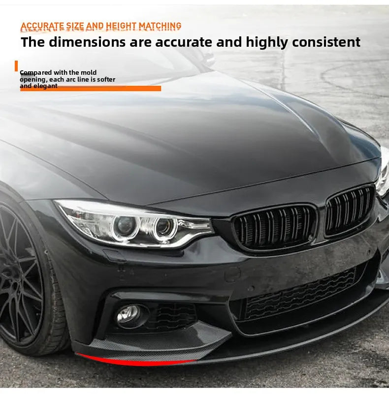 For BMW 4 Series Bmw F33 F32 14-20 Front Lip Front Shovel Front Wrap Corner Car Stickers Exterior Modification Accessories