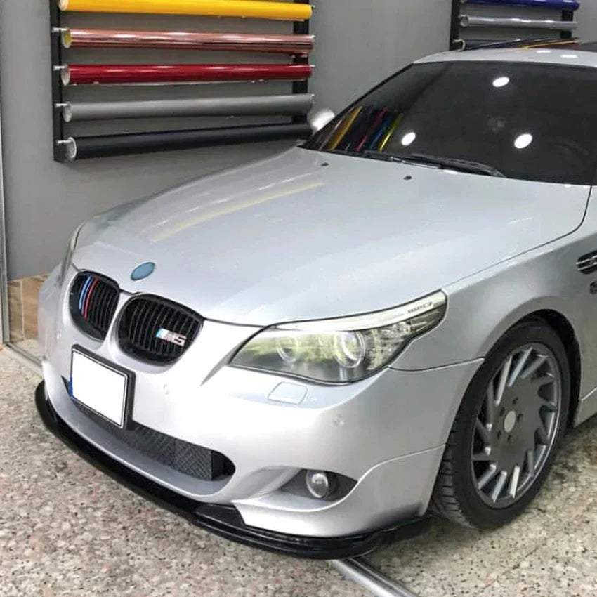 For BMW 5 Series E60 E61 525i 530i 540i 550i 2005-2010 M Sport front bumper lip splitter spoiler diffuser ABS body kit front lip