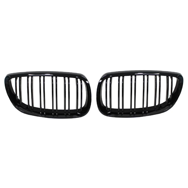 Front Bumper Kidney Grill For BMW E92 E93 M3 2006-2009 Gloss Black Dual Line Grille Car Styling Racing Grilles Replacement Part