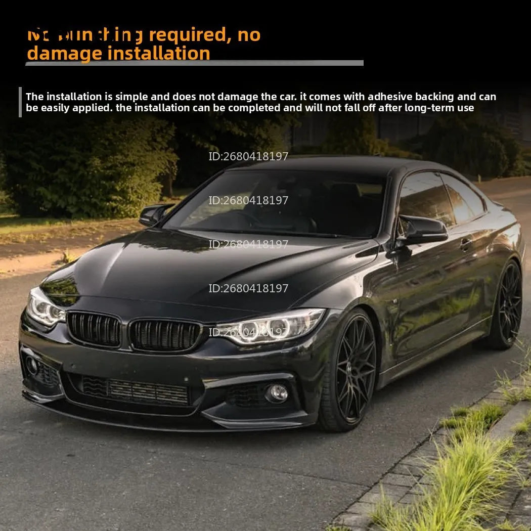For BMW 4 Series Bmw F33 F32 14-20 Front Lip Front Shovel Front Wrap Corner Car Stickers Exterior Modification Accessories