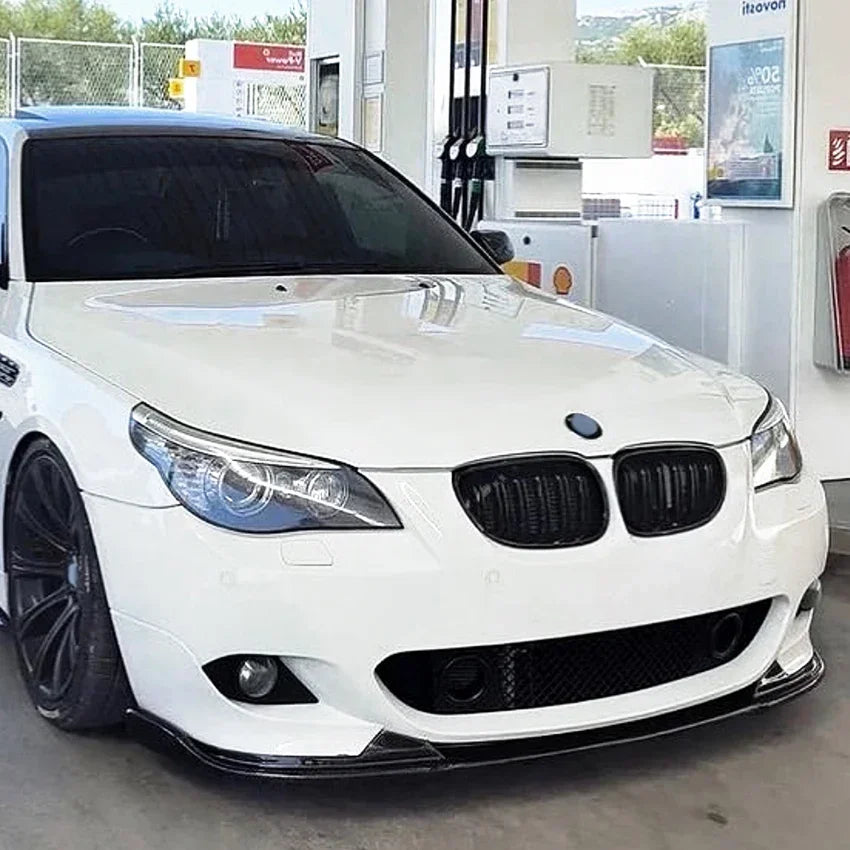 For BMW 5 Series E60 E61 525i 530i 540i 550i 2005-2010 M Sport front bumper lip splitter spoiler diffuser ABS body kit front lip