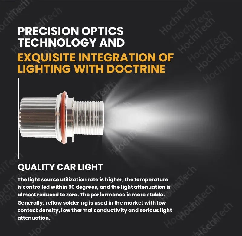 For BMW E39 E81 E82 E87 E88 X5 E53 E60 E61 E63 E64 X3 E83 120w Error Free LED Angel Eyes Marker Lights Bulbs White Top Quality
