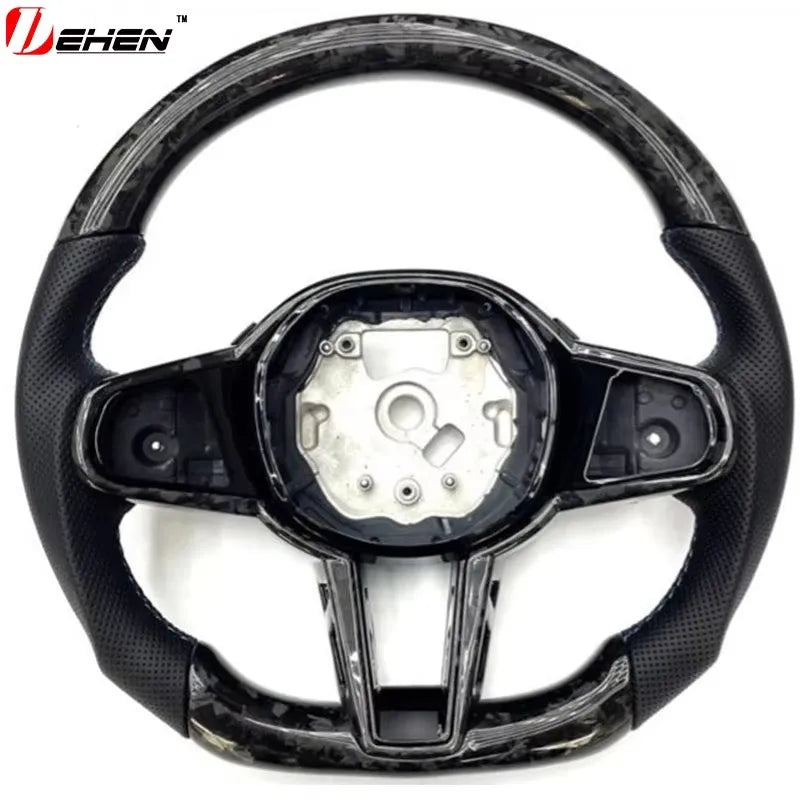 Carbon Fiber Steering Wheel For BMW New X3M X4M X5M X6M M5 F90 F95 F96 F97 F98 2019-2023 Old Upgrade New 2025 M4 Customized
