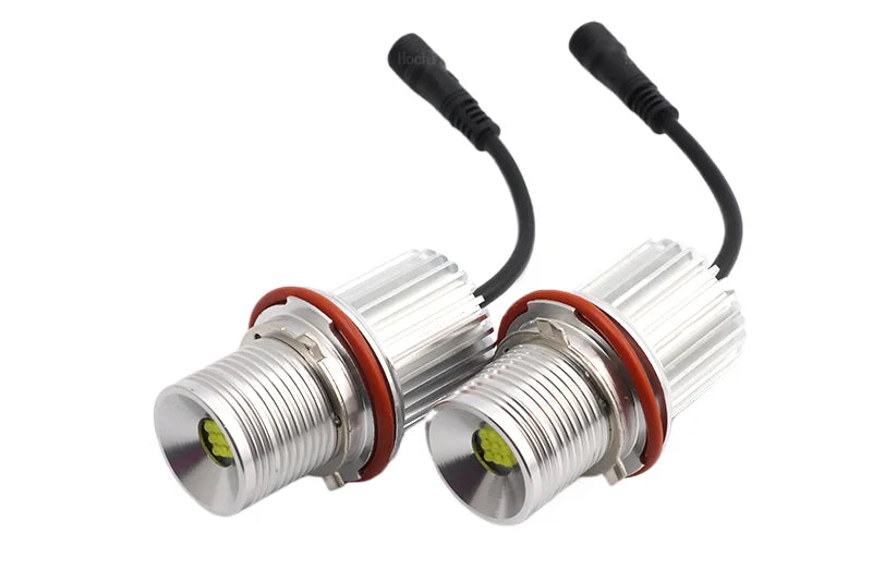 For BMW E39 E81 E82 E87 E88 X5 E53 E60 E61 E63 E64 X3 E83 120w Error Free LED Angel Eyes Marker Lights Bulbs White Top Quality