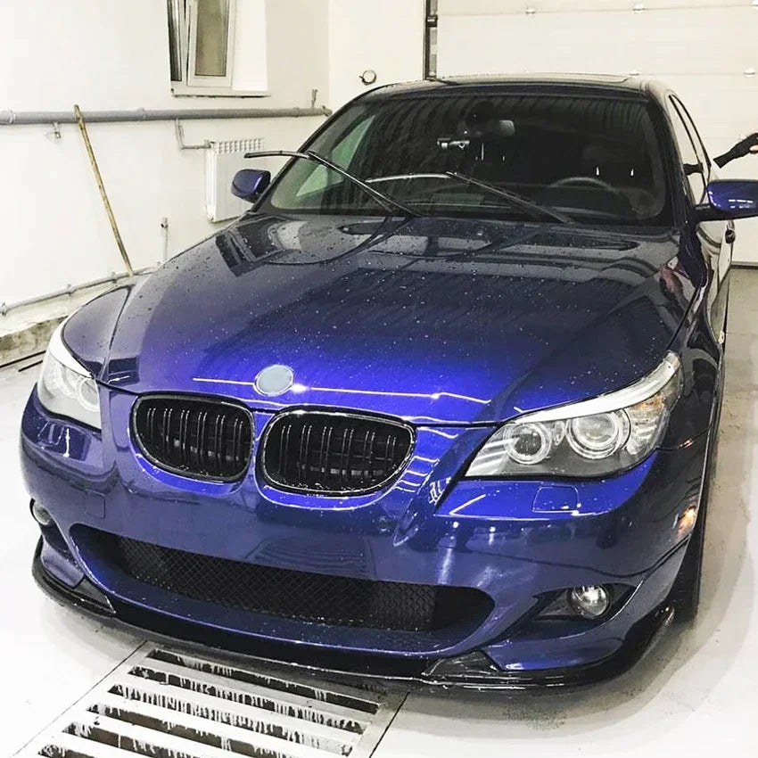 For BMW 5 Series E60 E61 525i 530i 540i 550i 2005-2010 M Sport front bumper lip splitter spoiler diffuser ABS body kit front lip
